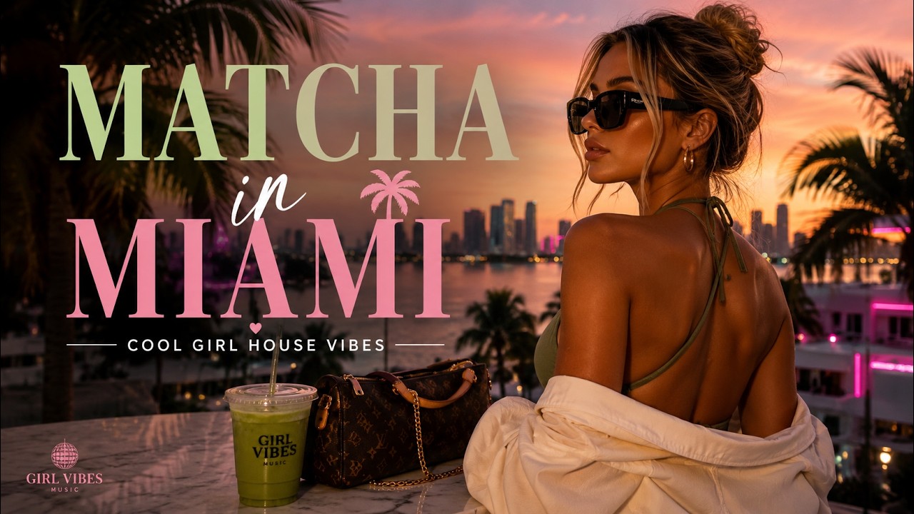 Matcha in Miami 🌴Cool Girl House Vibes