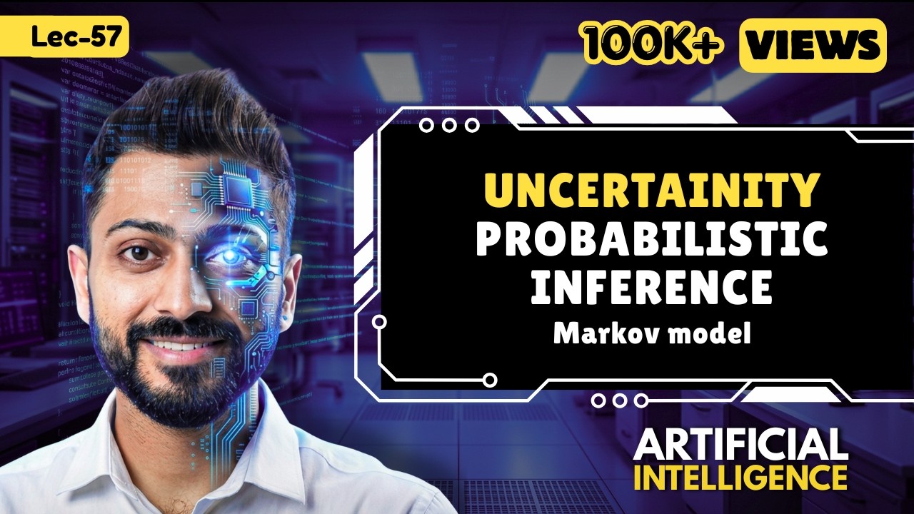 Uncertainty probabilistic inference (Markov Model) | Artificial Intelligence
