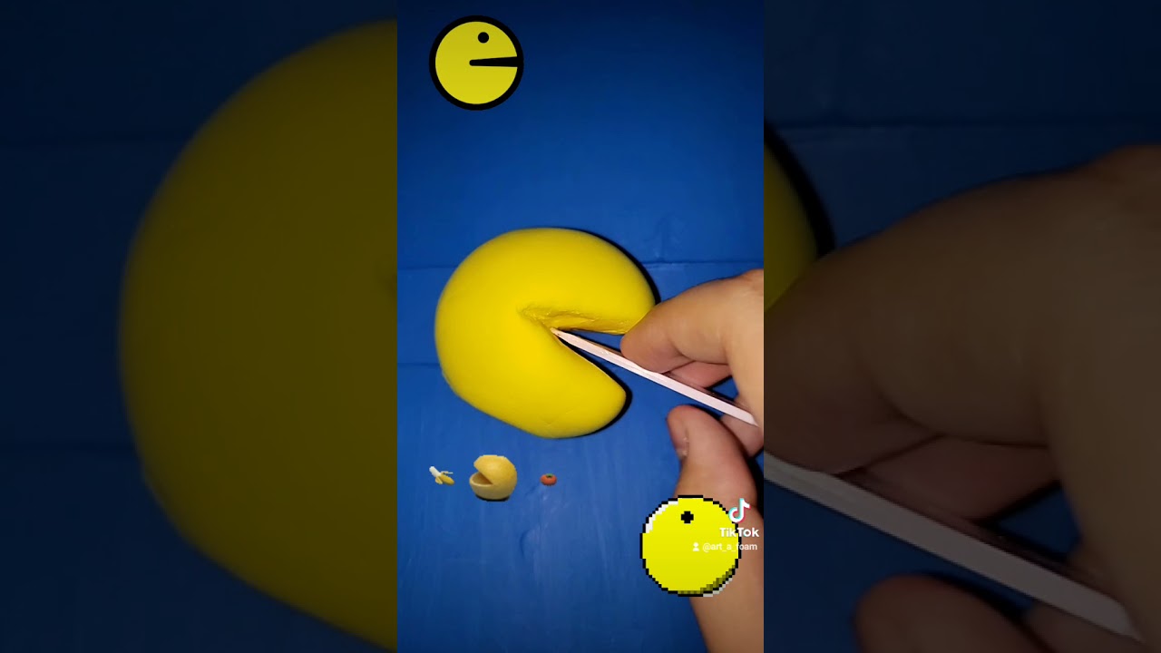 HACIENDO PACMAN- FOAMY MOLDEABLE 🟡