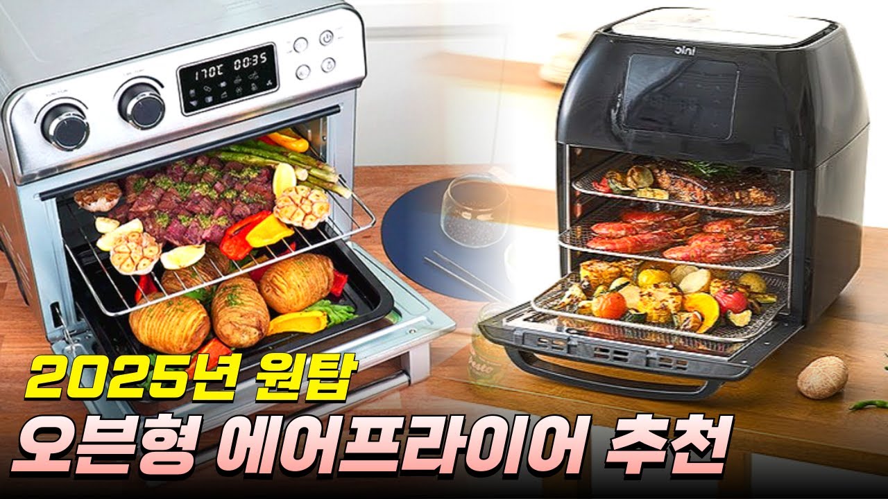 오븐형 에어프라이어 추천 Best 5 I 가성비 에어프라이어 총 정리 I 아이닉, 리빙웰, 대용량 에어프라이어
