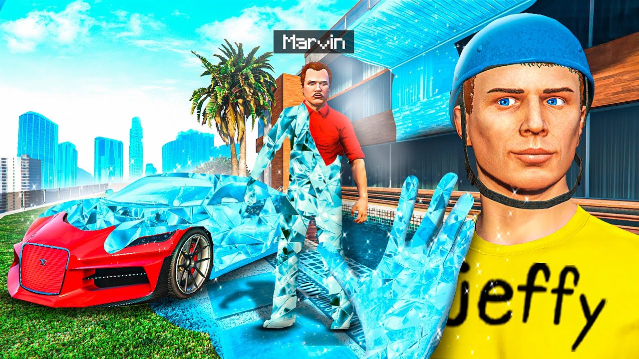 GTA 5 But Everything I Touch Turns To DIAMOND!