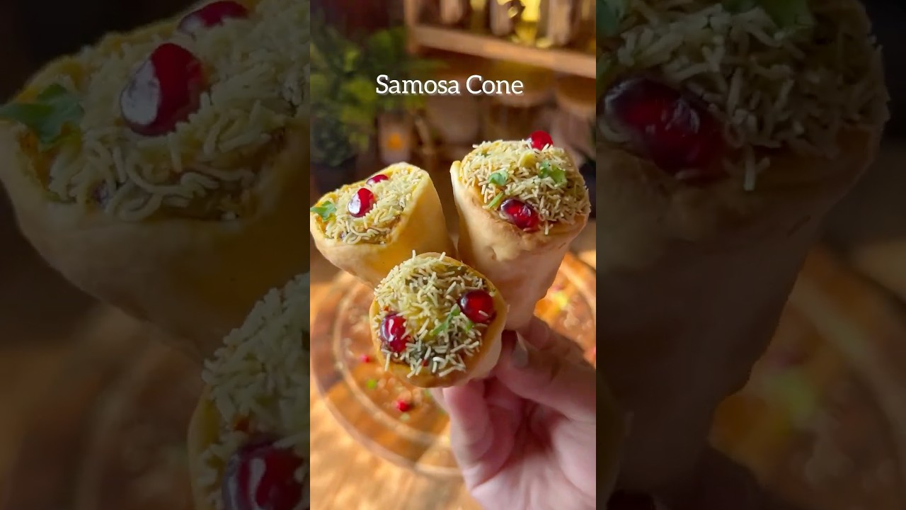 Air Fryer, Samosa Cone&hellip; #veg_desi_cuisine #shorts