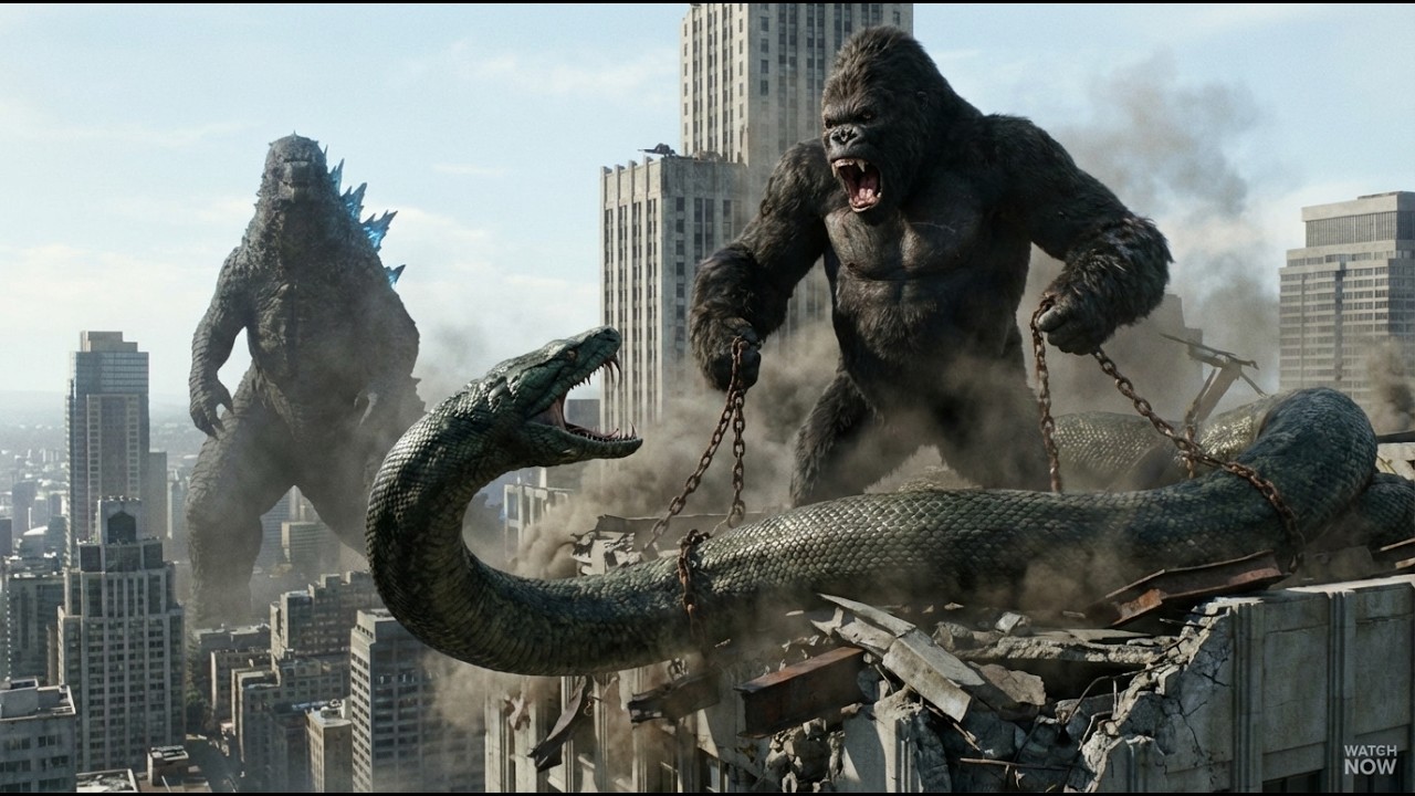 King Kong & Godzilla vs Titanoboa | The Most Brutal Monster War Ever