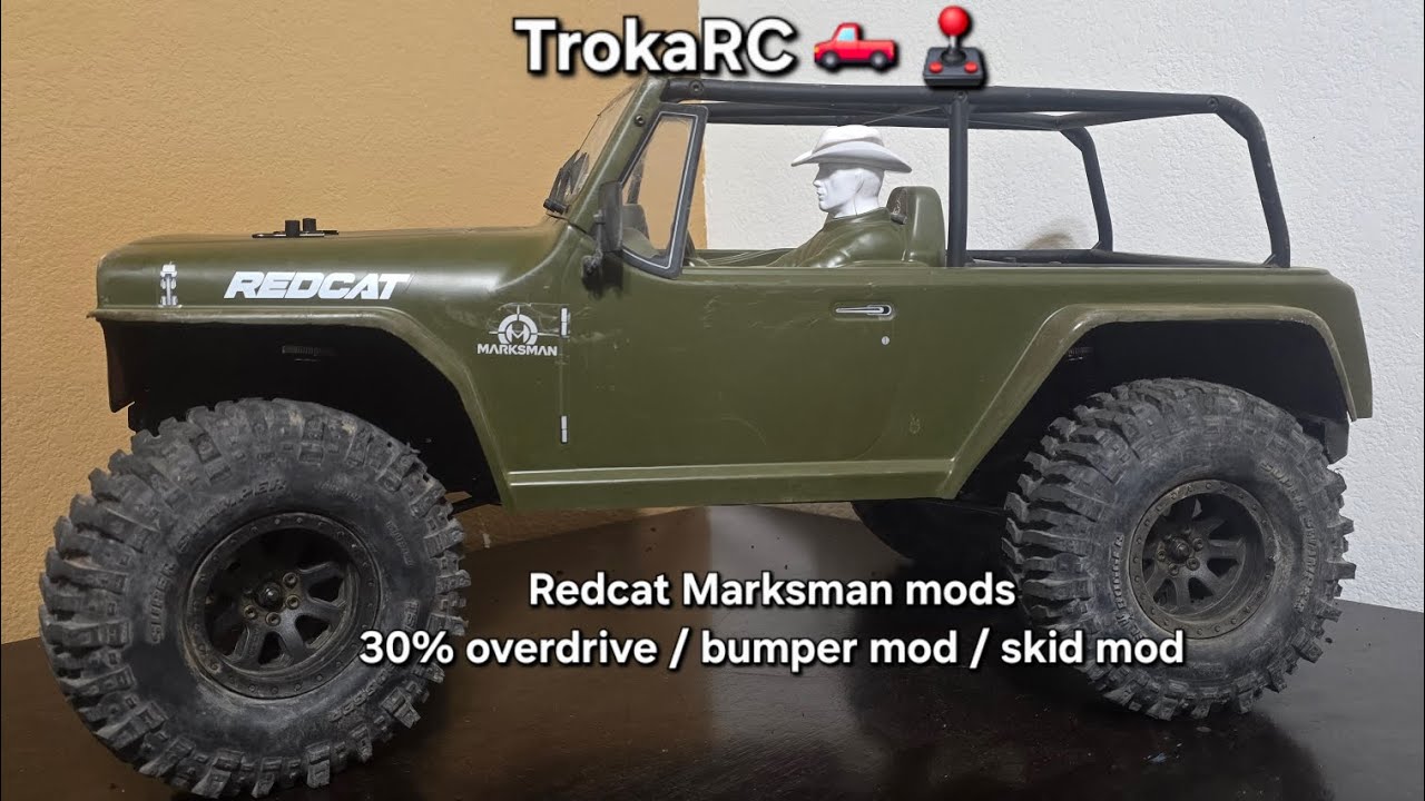 @ZeeksRC Redcat Marksman 30% overdrive / bumper mod / skid mod & tuning 