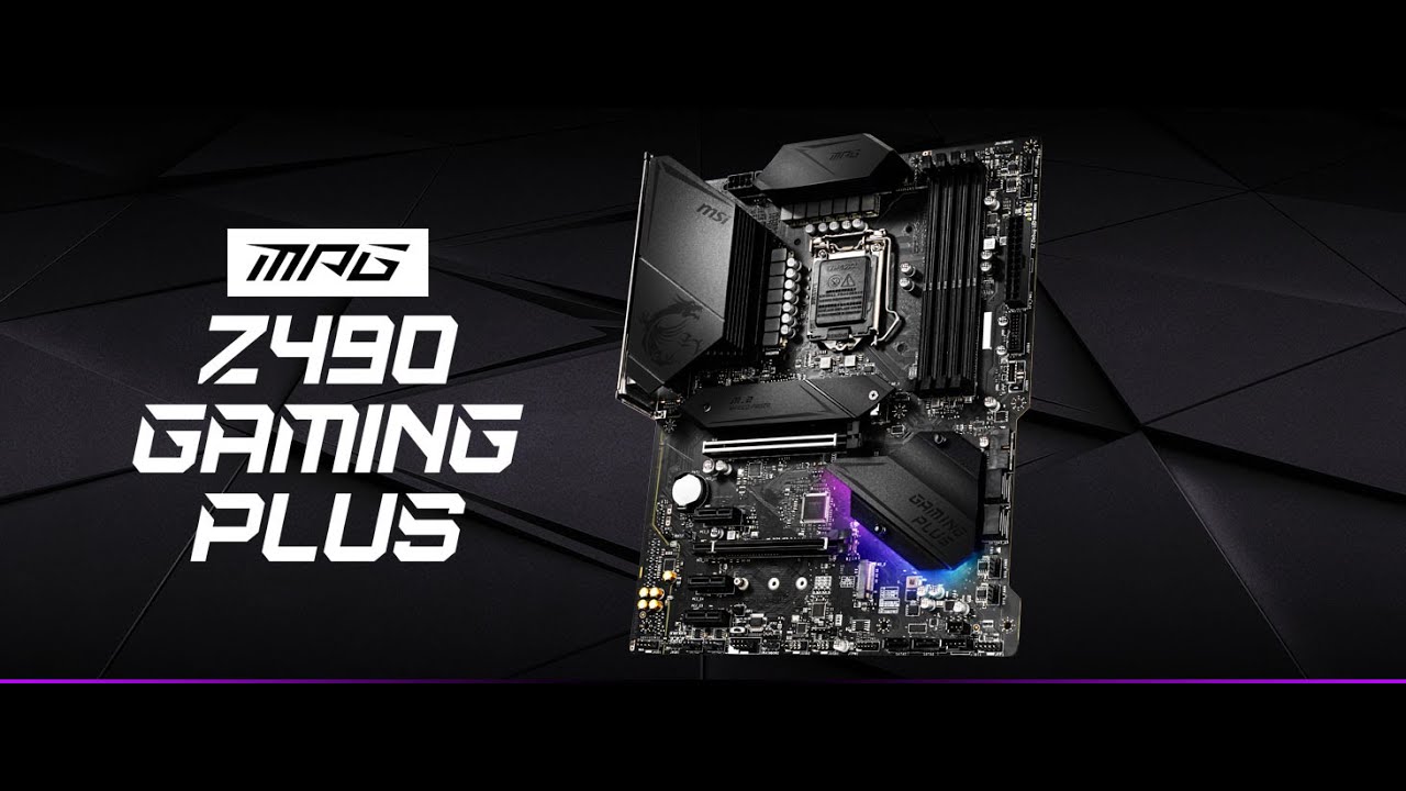 Распаковка и мини обзор материнской платы MSI Z490 GAMING PLUS.