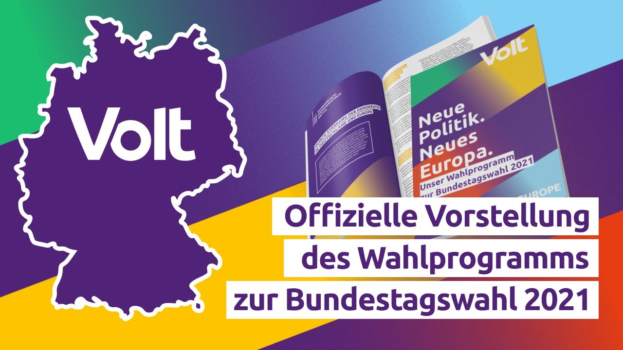 Pressegespräch: Neue Politik. Neues Europa. Unser Wahlprogramm zur Bundestagswahl 2021