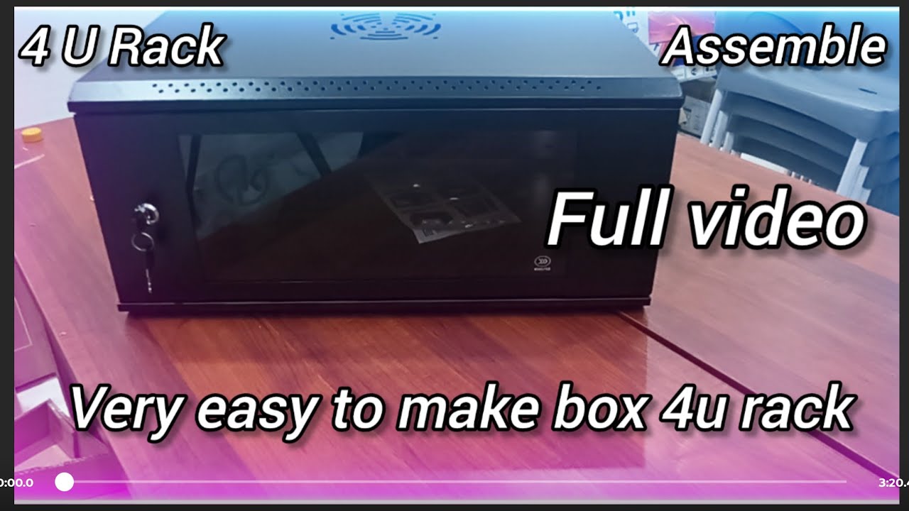 4U RACK Assemble 👉Full video ! How to setup 4u cabinet 