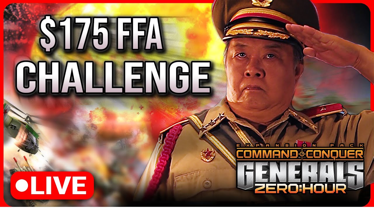 $175 FFA Challenge: Battle of the Pro Players | C&C Generals Zero Hour