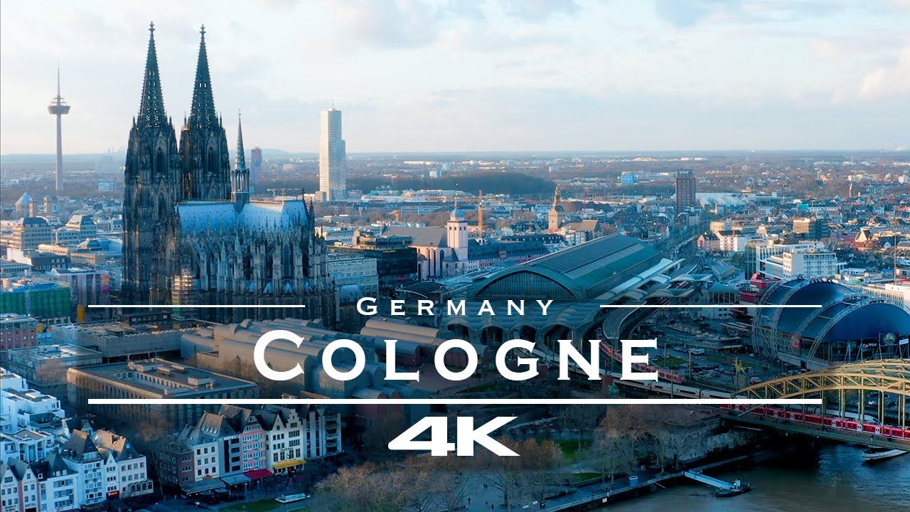 Cologne / Köln, Germany 🇩🇪 - by drone [4K]