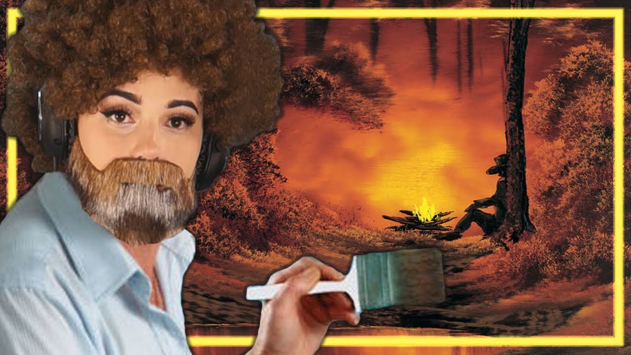 I tried painting the hardest Bob Ross Tutorial