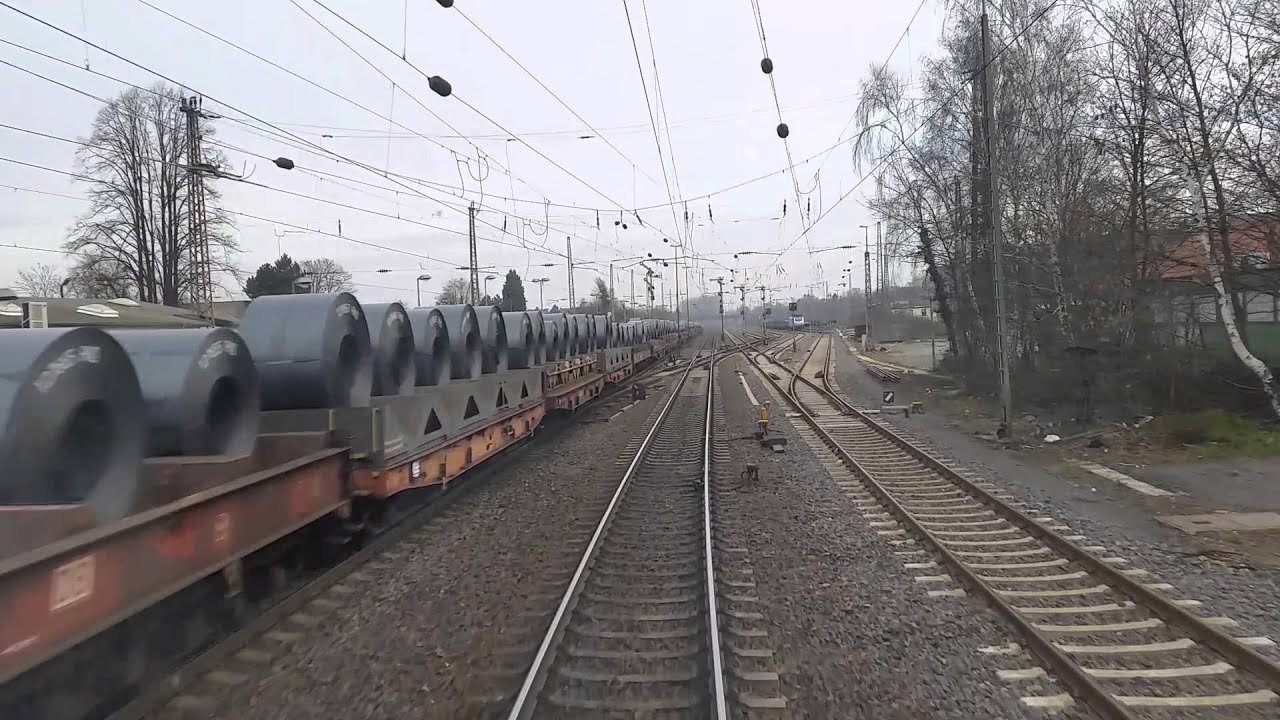Führerstandsmitfahrt Abzweig Hardt - Düsseldorf Rath (inkl. Staufenplatztunnel) 16.03.2016