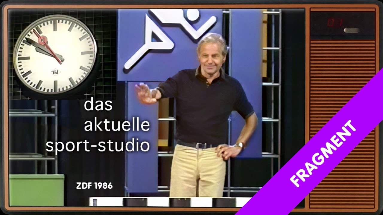 Aktuelles Sportstudio mit Harry Valérien (16.08.1986)
