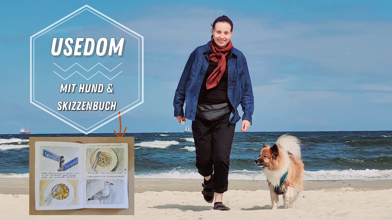 ☯️ Usedom mit Hund & Skizzenbuch ☯️