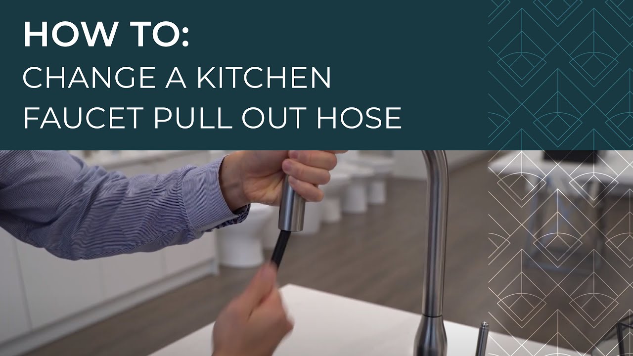 How to: Changing Out a Kitchen Faucet Pull out Hose in 7 steps