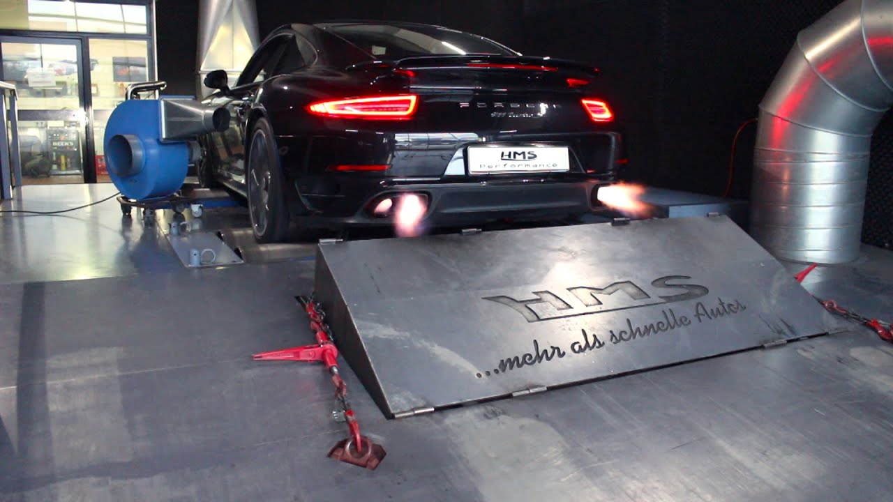Porsche 911 991 Turbo S mit 800 PS - Leistungspr&uuml;fstand