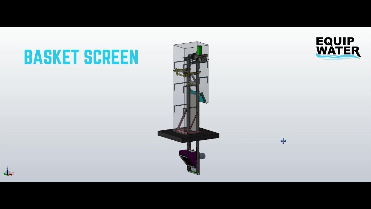 Automatic Basket Screen | 3D Visual | EQUIPWATER