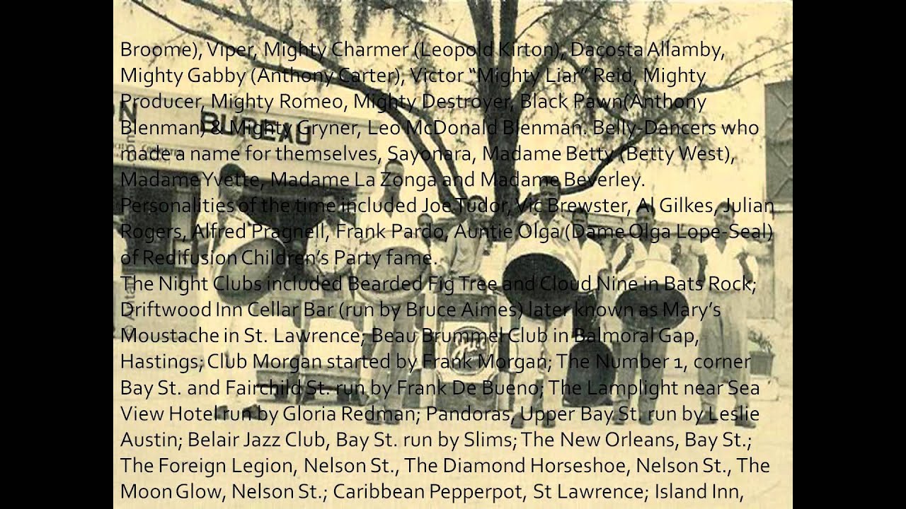 Bajan Bands of the 60's & 70's - Part 1