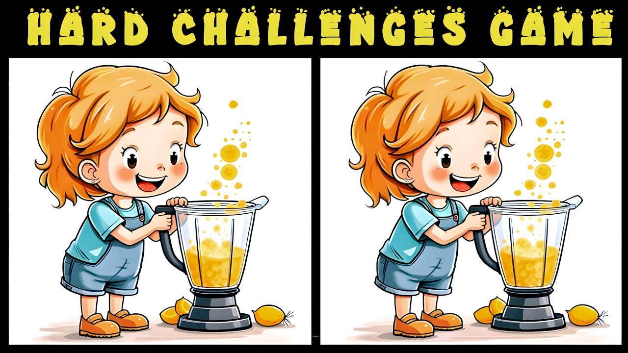 Spot The Differences: Hard Challenges Game Test your attention See you again Round 34