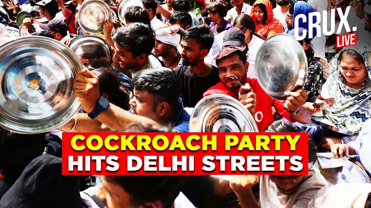 CJP LIVE | Day 2 Of Cockroach Janta Party Protest Draws Attention At Delhi&rsquo;s Jantar Mantar | India