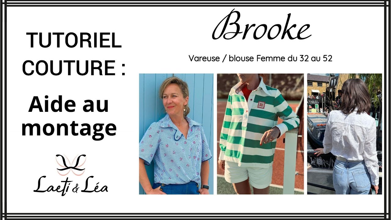 Sew along blouse / vareuse Brooke : tutoriel de montage