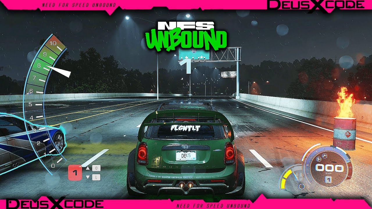 NFS Unbound - Bugatti Chiron vs Mini Cooper in Drag Race