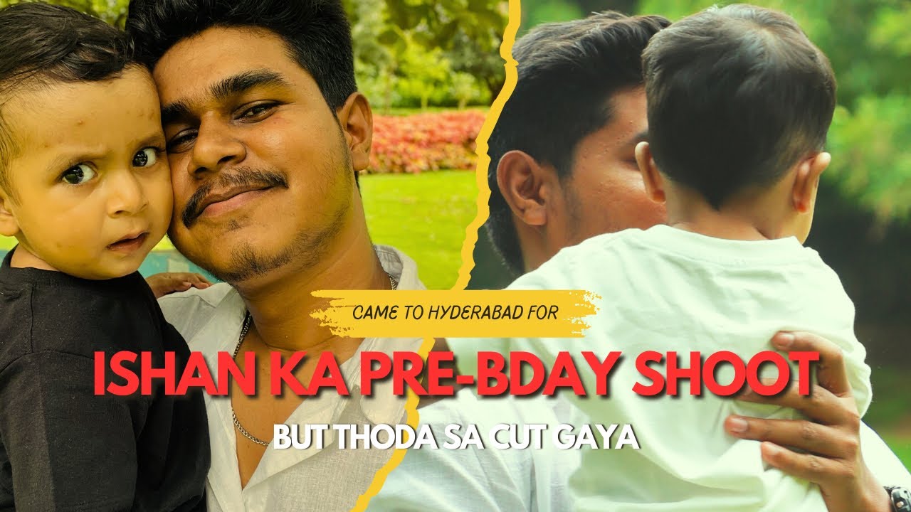 Ishan ka Pre-bday shoot | But thoda sa Cutgaya | behind the scenes 
