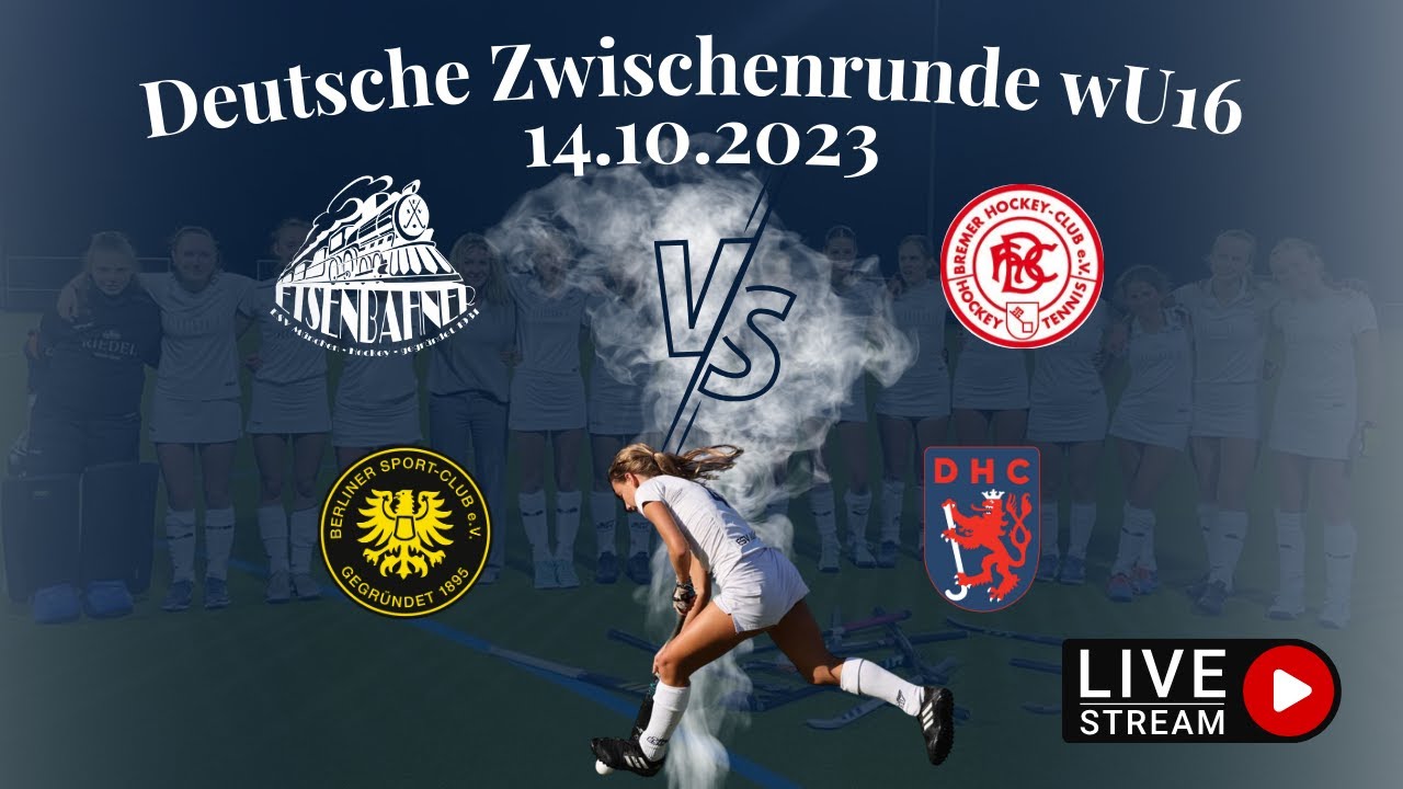 Feldhockey: Deutsche Zwischenrunde B - wU16 beim ESV München - 14.10.2023