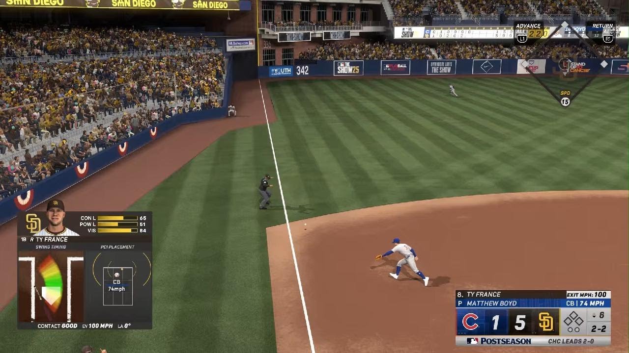 MLB The Show 25 프란스 페르민 타격 교본