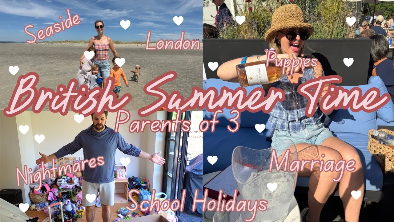 Школьные каникулы ☀️ &mdash; очень БРИТАНСКИЙ летний влог 🕶️ 🍻 🏖️ &mdash; Caroline x