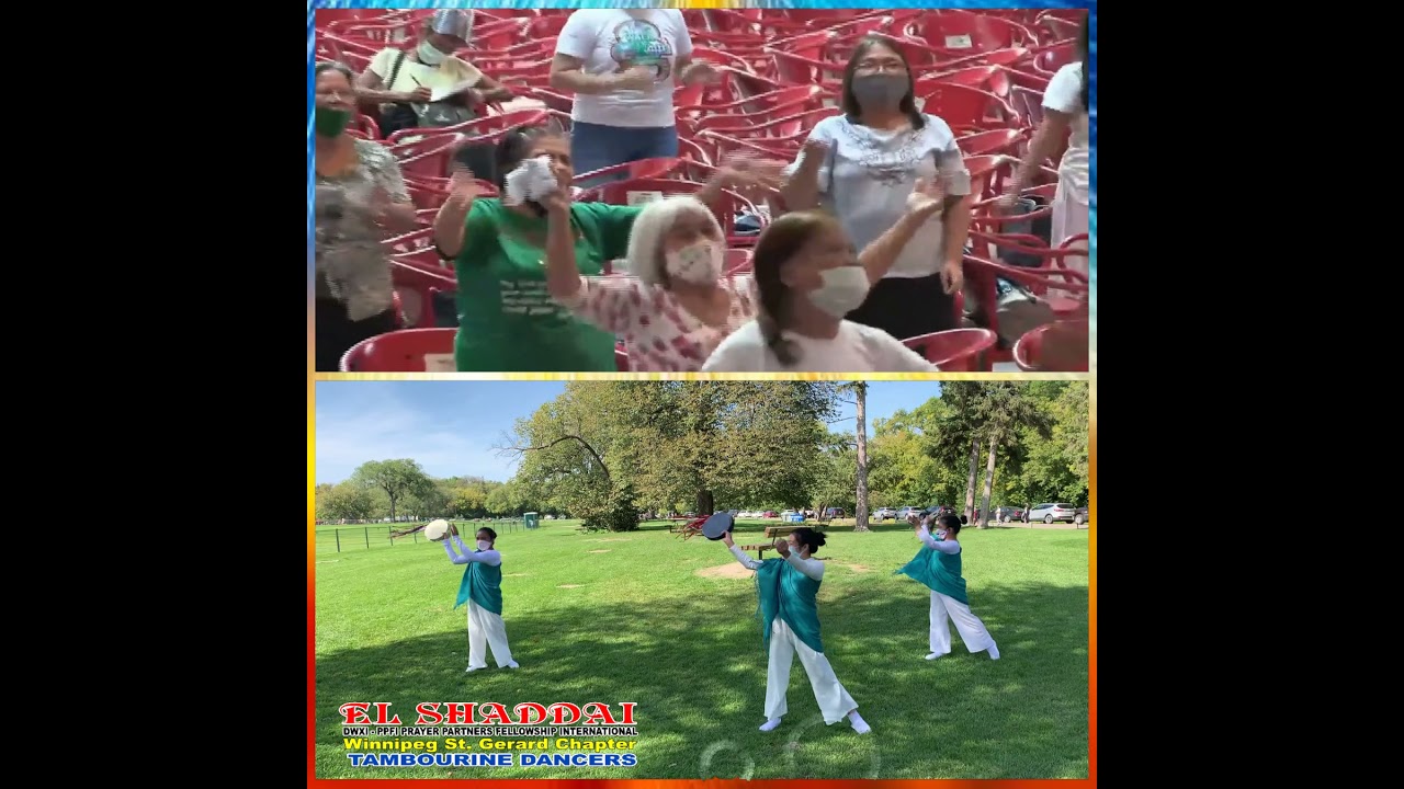 Todo Bigay   EL Shaddai Winnipeg St  Gerard Chapter Tambourine Dancers
