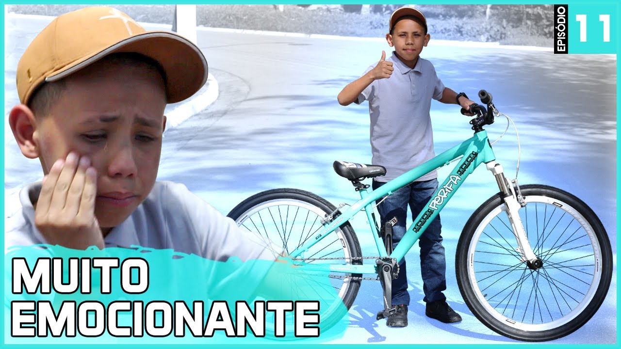 DEI UMA BIKE TOP PARA O INSCRITO E ELE CHOROU | REALIZANDO SONHOS 11