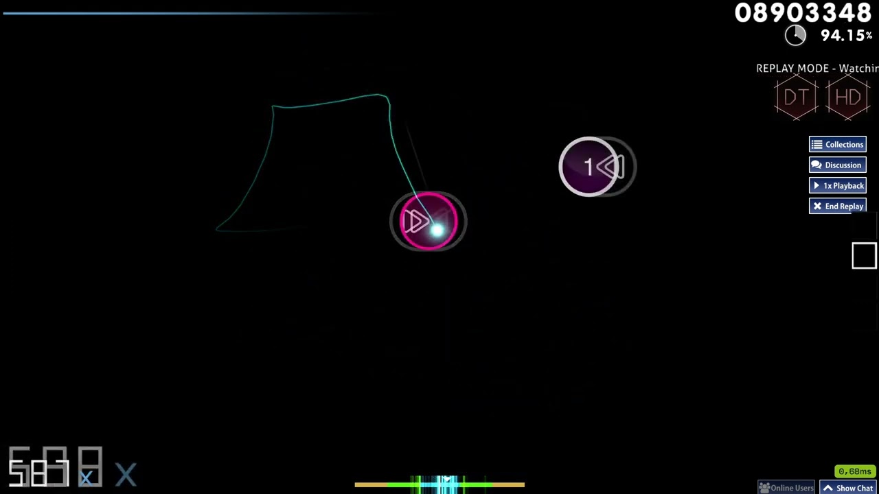 455-38B - G e n g a o z o - f o o n [Extra] +HDDT 93.42% 11x miss