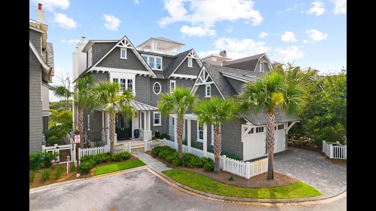126 Compass Point Way Gulf-View Home For Sale in WaterSound Beach, Florida