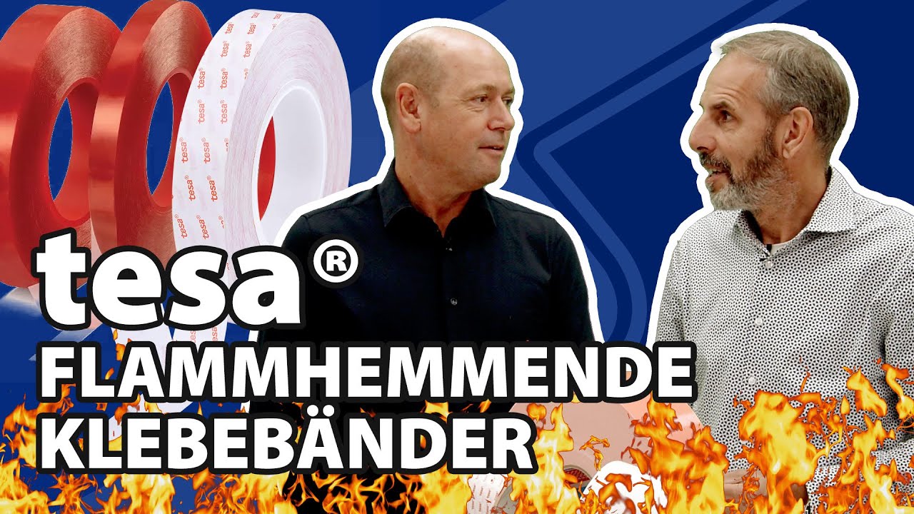 tesa&reg; flammhemmende Klebeb&auml;nder