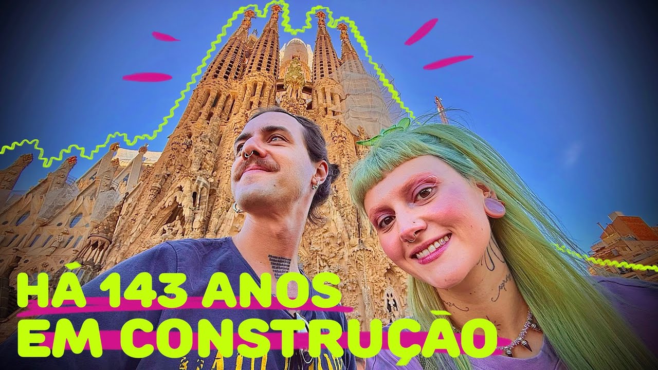 vlog entramos na Sagrada Familia em BARCELONA, a obra inacabada MAIS VISITADA do mundo