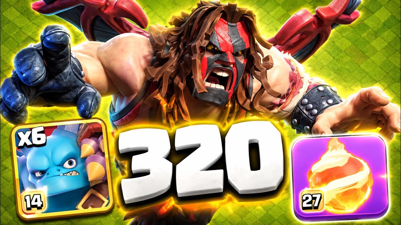 +320 with Fireball Super Minions | clash of clans