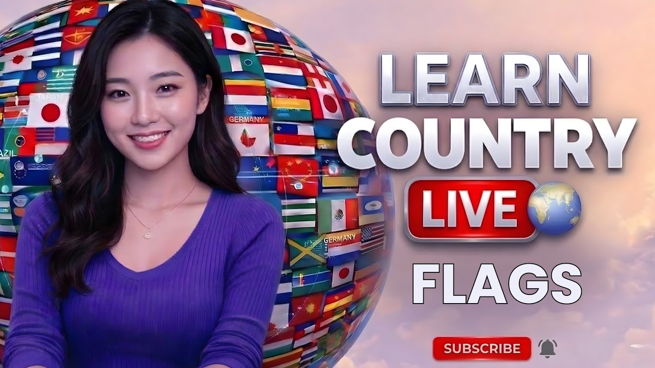 🌍 Welcome to **World Flags Live | Interactive Geography Stream!** 🔥