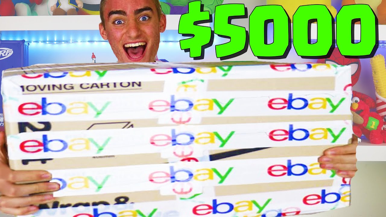 $5000 EBAY MYSTERY BOX VS GIANT FAN MAIL BOX