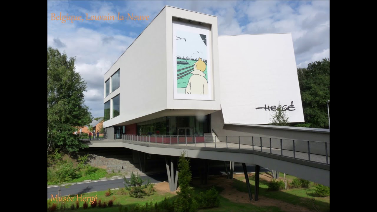 Mus&eacute;e Herg&eacute;, Ext&eacute;rieurs, Magasin, Resto, Acceuil, &agrave; Louvain-la-Neuve, Belgique, by HabariSalam