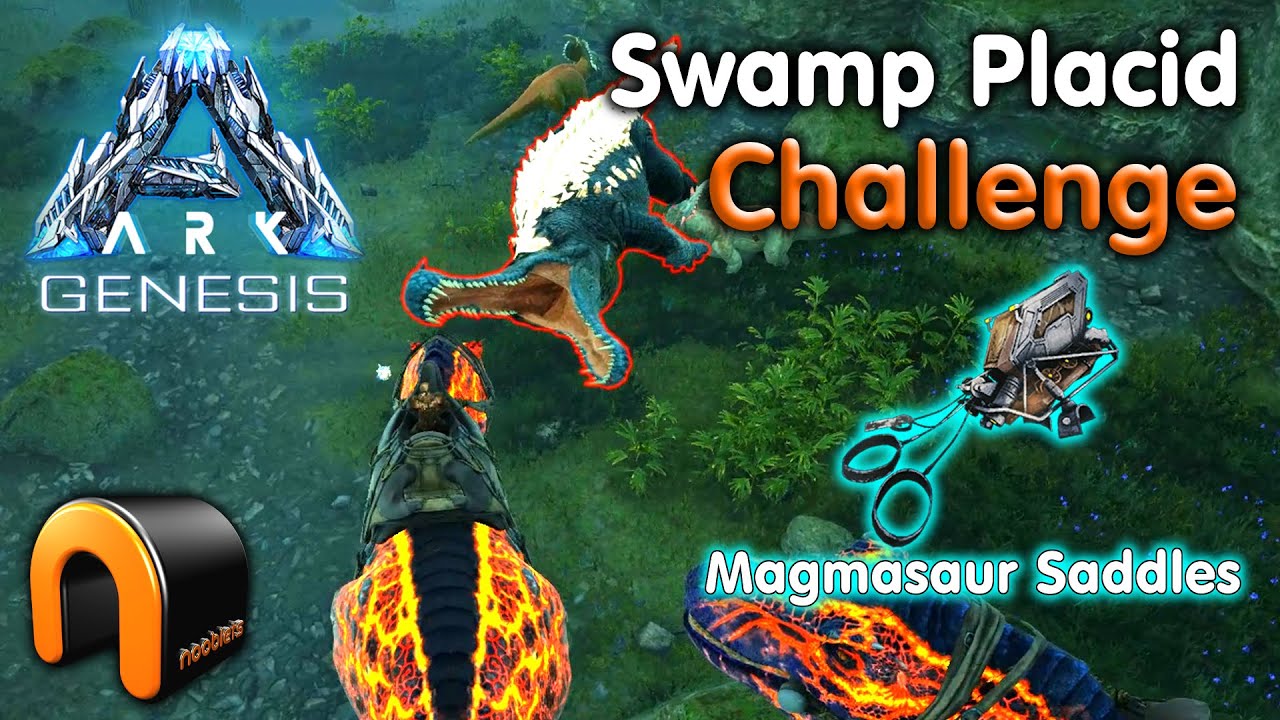 Ark Genesis SWAMP PLACID Challenge & LOOT!
