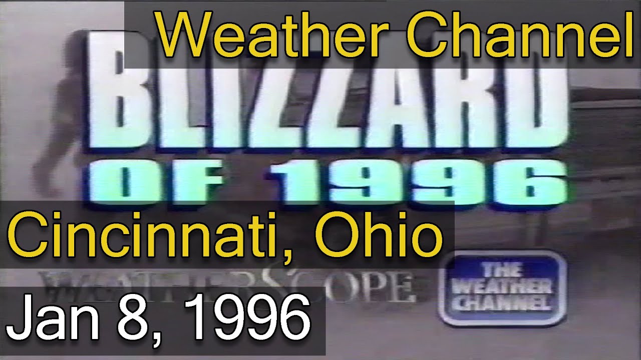 Blizzard of 1996 on The Weather Channel - Jan 8, 1996