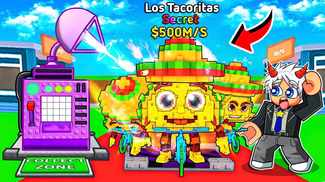 BI HUỲNH CHẾ TẠO THÀNH CÔNG SECRET HIẾM NHẤT UPDATE MEXICO 500M$/S TRONG STEAL A BRAINROT