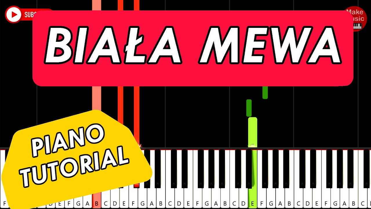 BIAŁA MEWA 🎹 Piano Tutorial