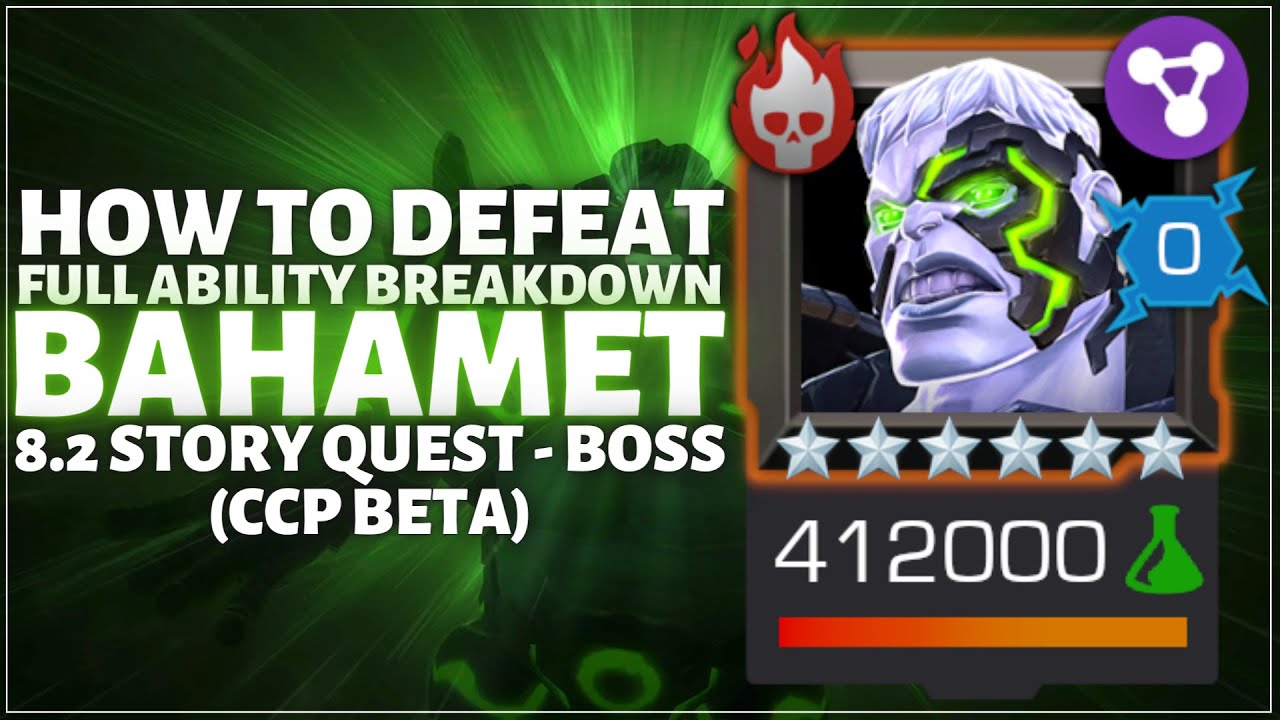 How to Defeat Act 8.2 Boss - Bahamet (Beta) - Full Breakdown - MCOC