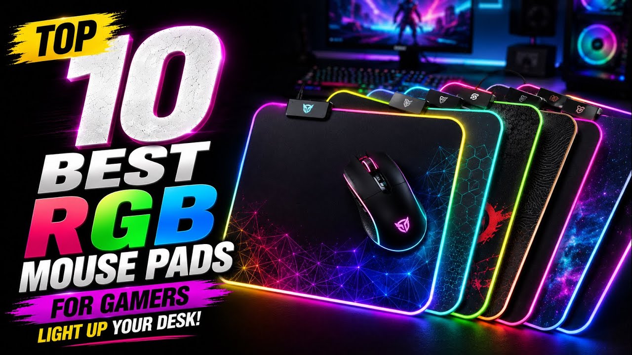 Top 10 Best RGB Mouse Pads for Gamers &ndash; Light Up Your Desk!