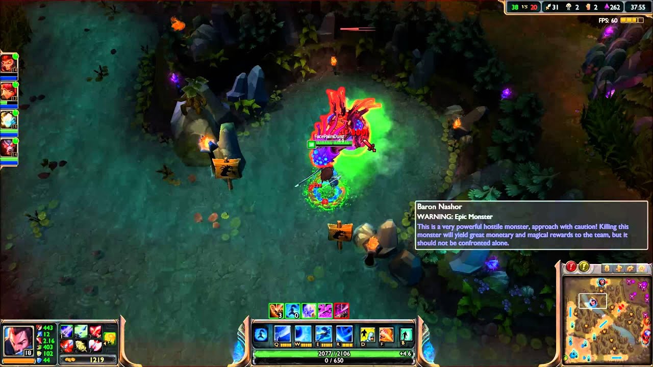 Yasuo With 100% Crit Chance Soloing Baron