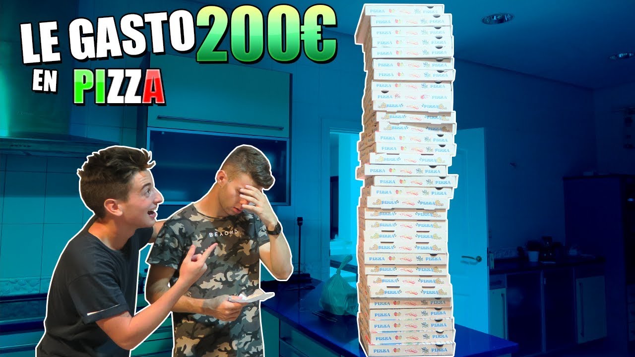 ME DEJA SU TARJETA DE CREDITO Y LE GASTO 200€ EN PIZZAS!! BROMA MUY PESADA [bytarifa]