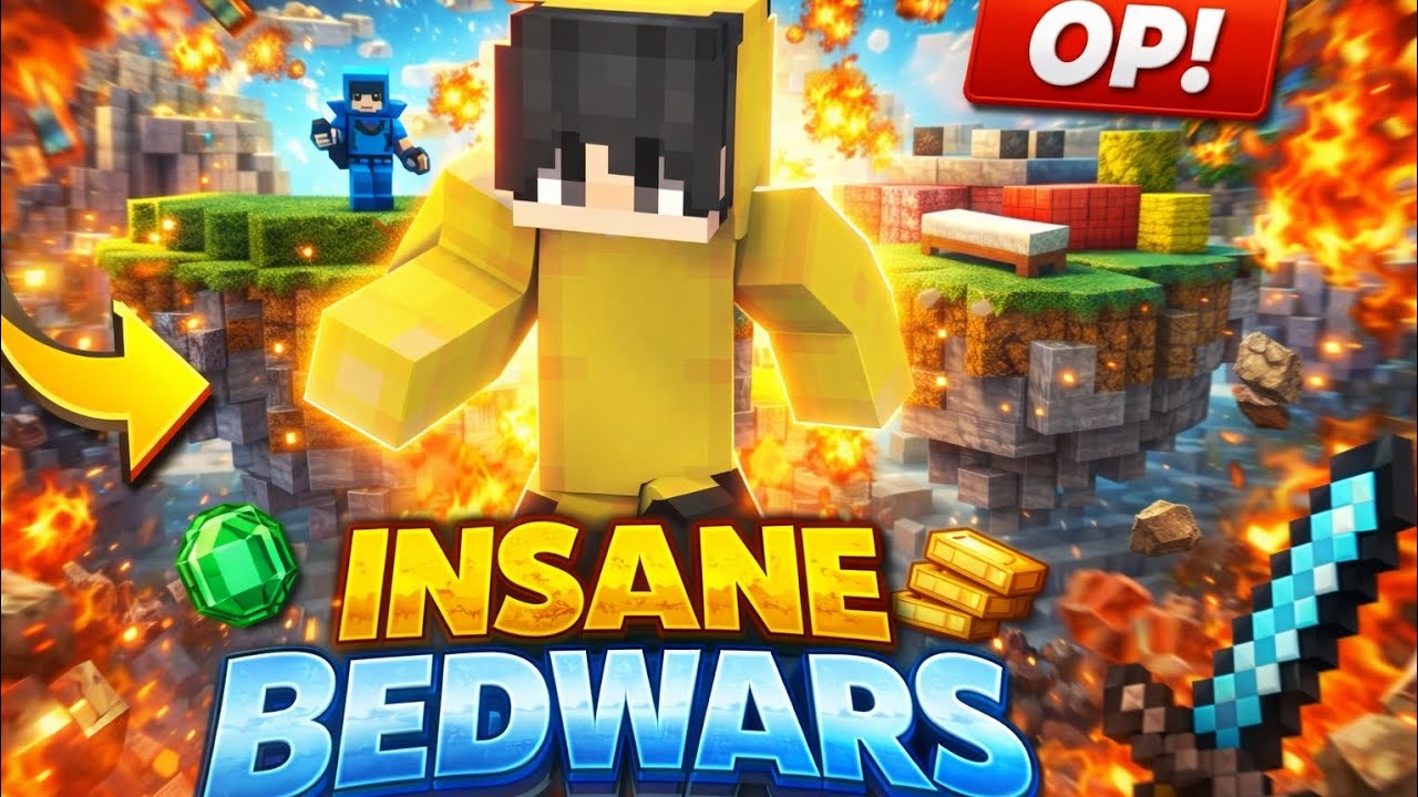 BEDWAR #MINECRAFT BEDWAR I WILL TRY