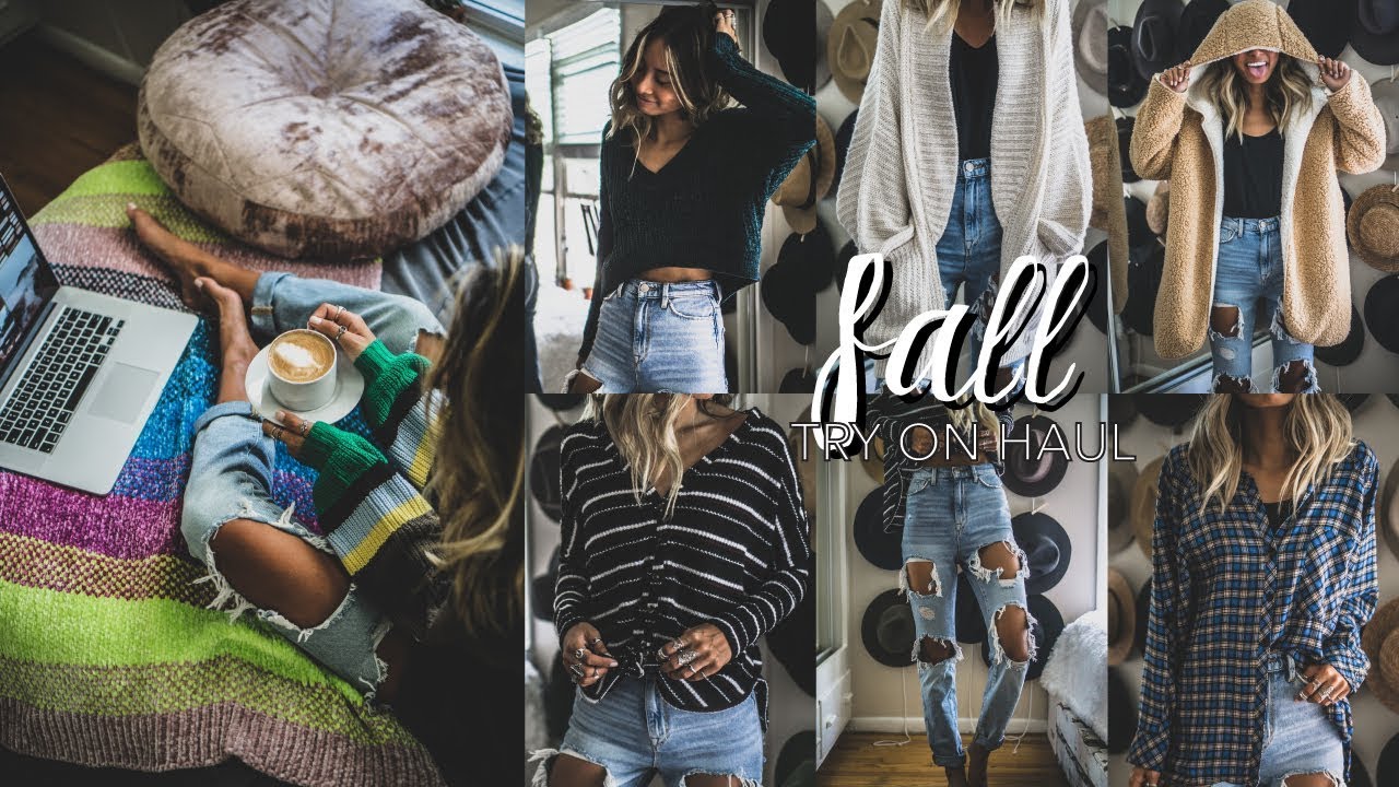 Fall Try-On Haul // Cozy Clothing & Apartment Decor