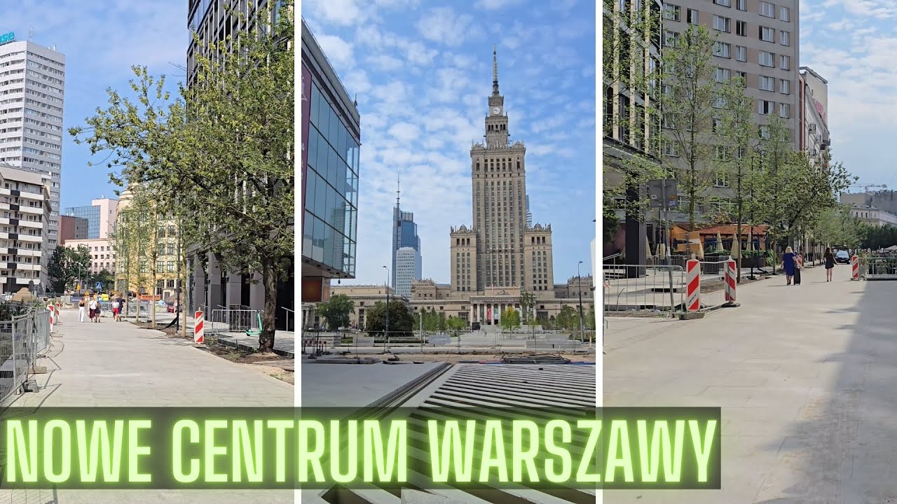 Warszawa / Warsaw Przebudowa ulicy Złotej i Zgoda - Nowe Centrum Warszawy / Reconstruction of Złota